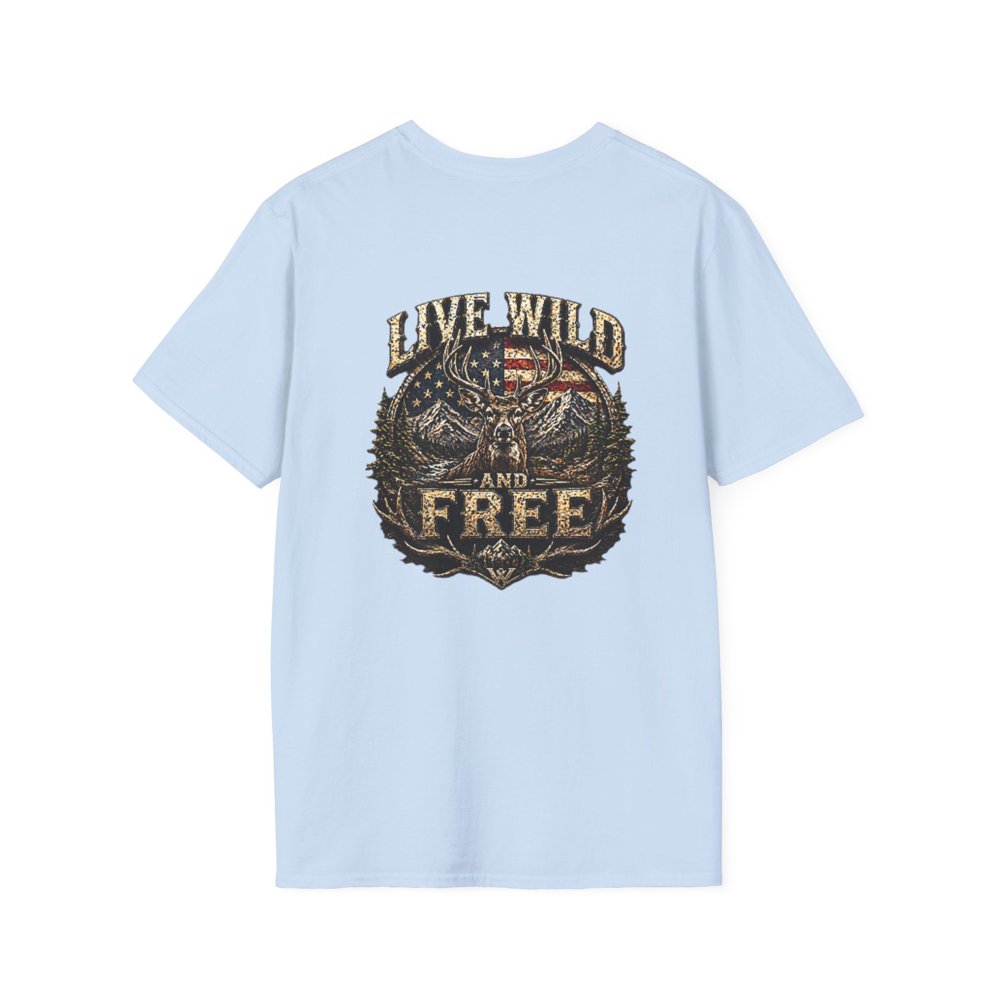 Live Wild and Free T-Shirt — American Eagle Wilderness Graphic Tee