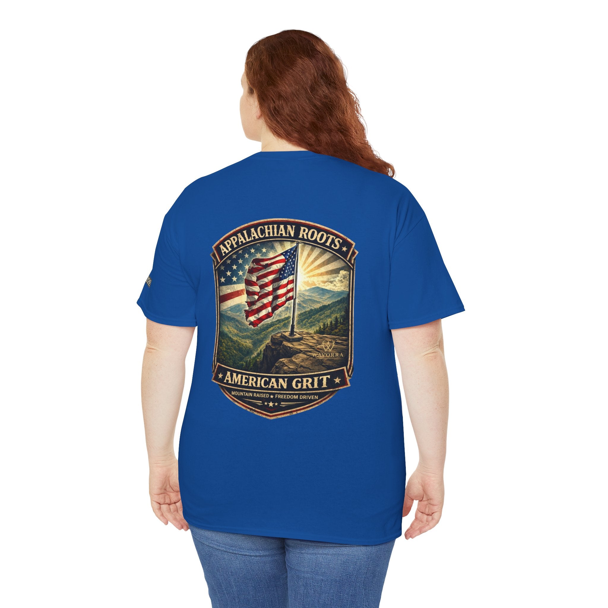 Appalachian Roots T‑Shirt — American Grit Flag Graphic Tee