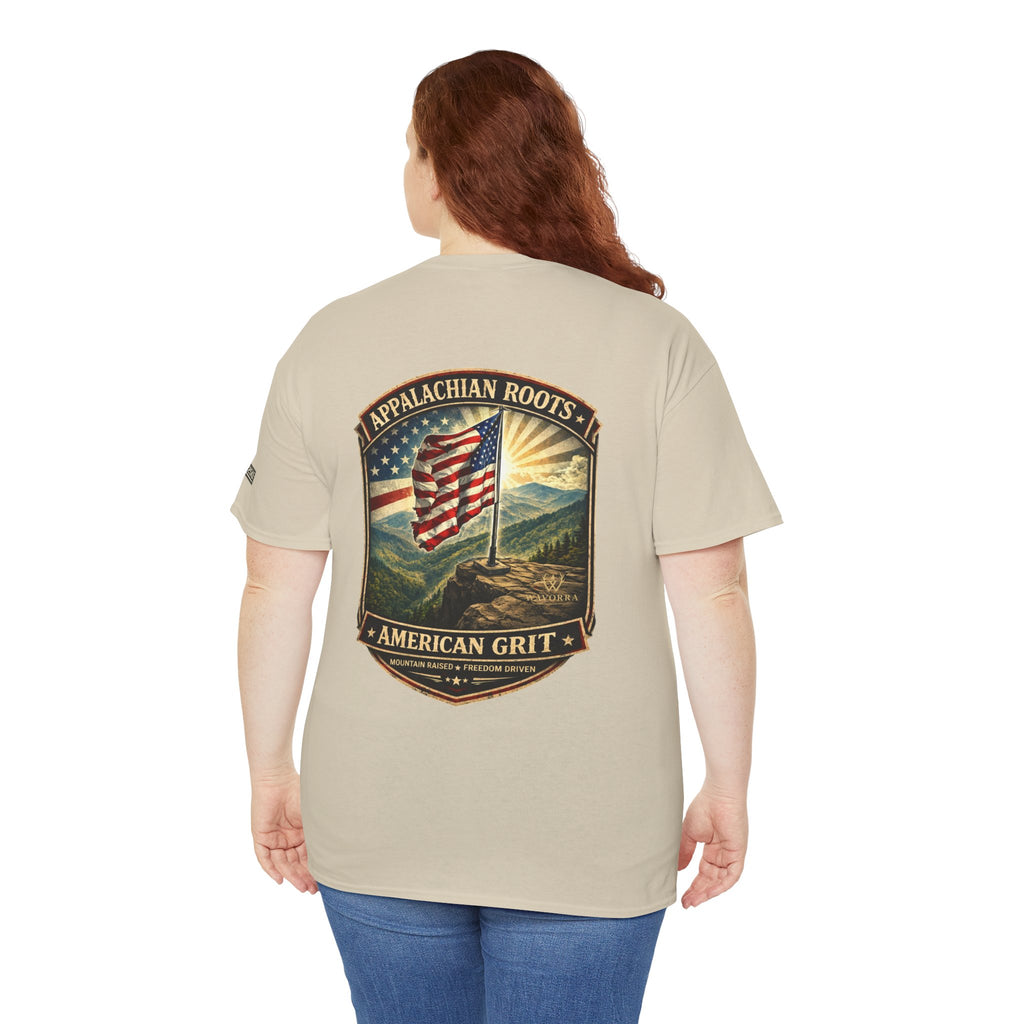 Appalachian Roots T‑Shirt — American Grit Flag Graphic Tee