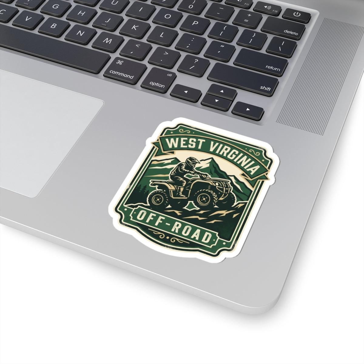 West Virginia Off-Road ATV Sticker — Outdoor Adventure Kiss-Cut Decal