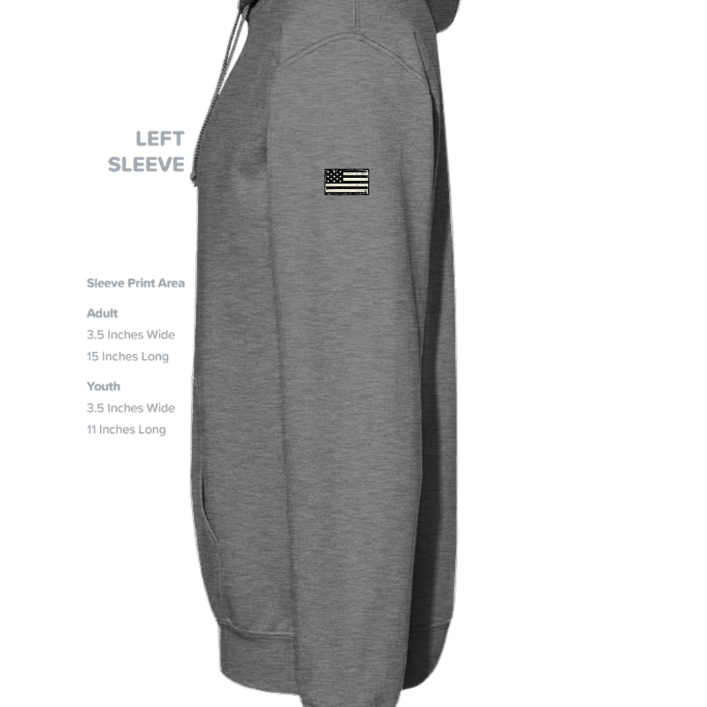 GRAPHITE HEATHER - G185 - SLEEVE_LEFT