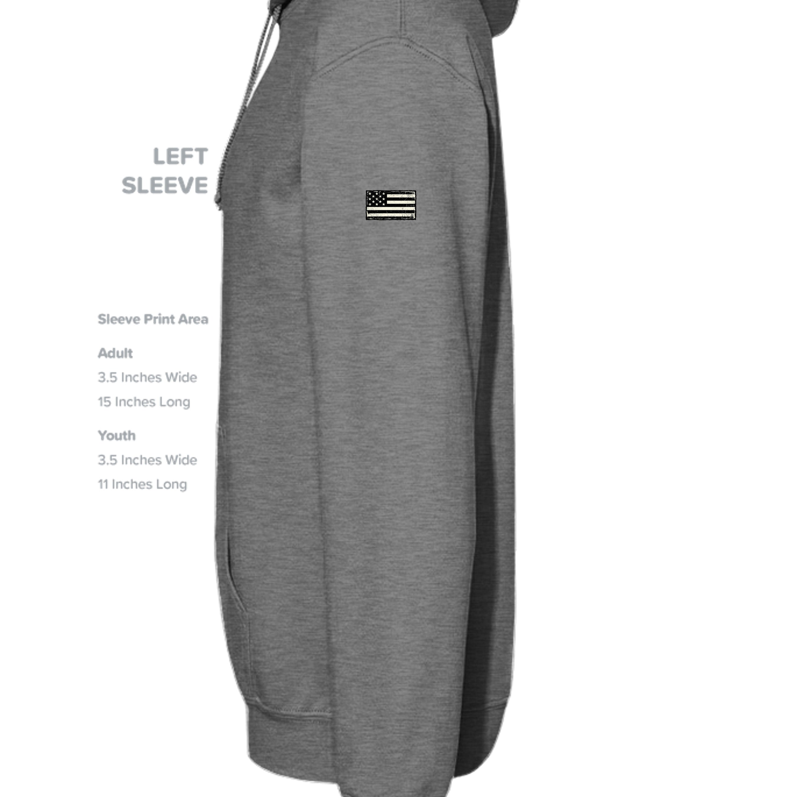 GRAPHITE HEATHER - G185 - SLEEVE_LEFT